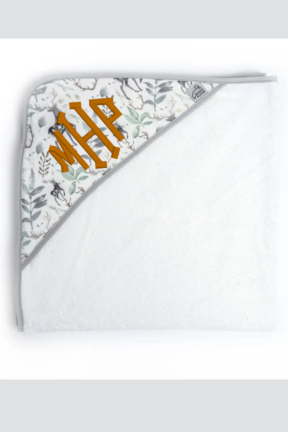 Oh Deer Hooded Towel: Multi / 30"x30"
