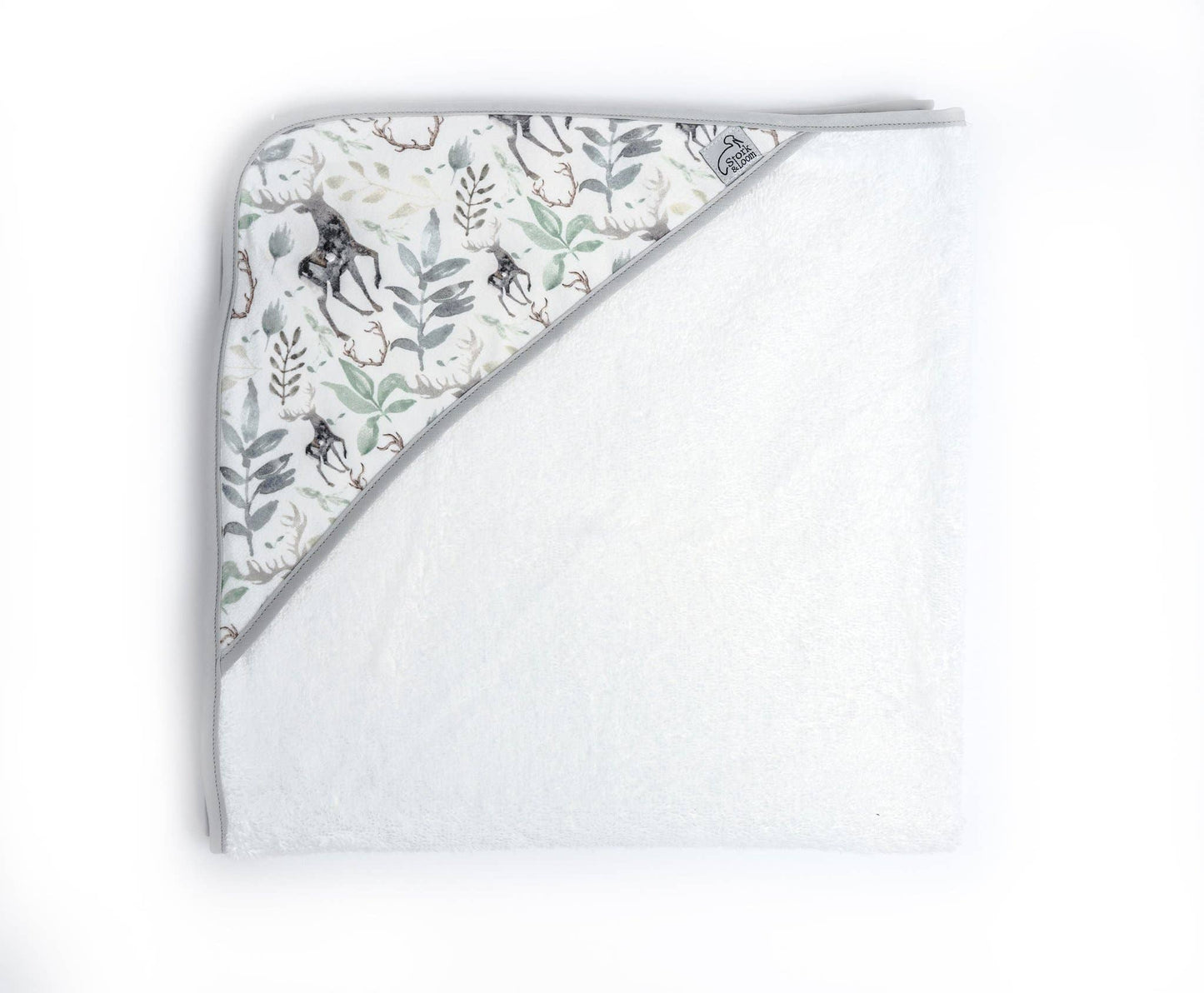 Oh Deer Hooded Towel: Multi / 30"x30"
