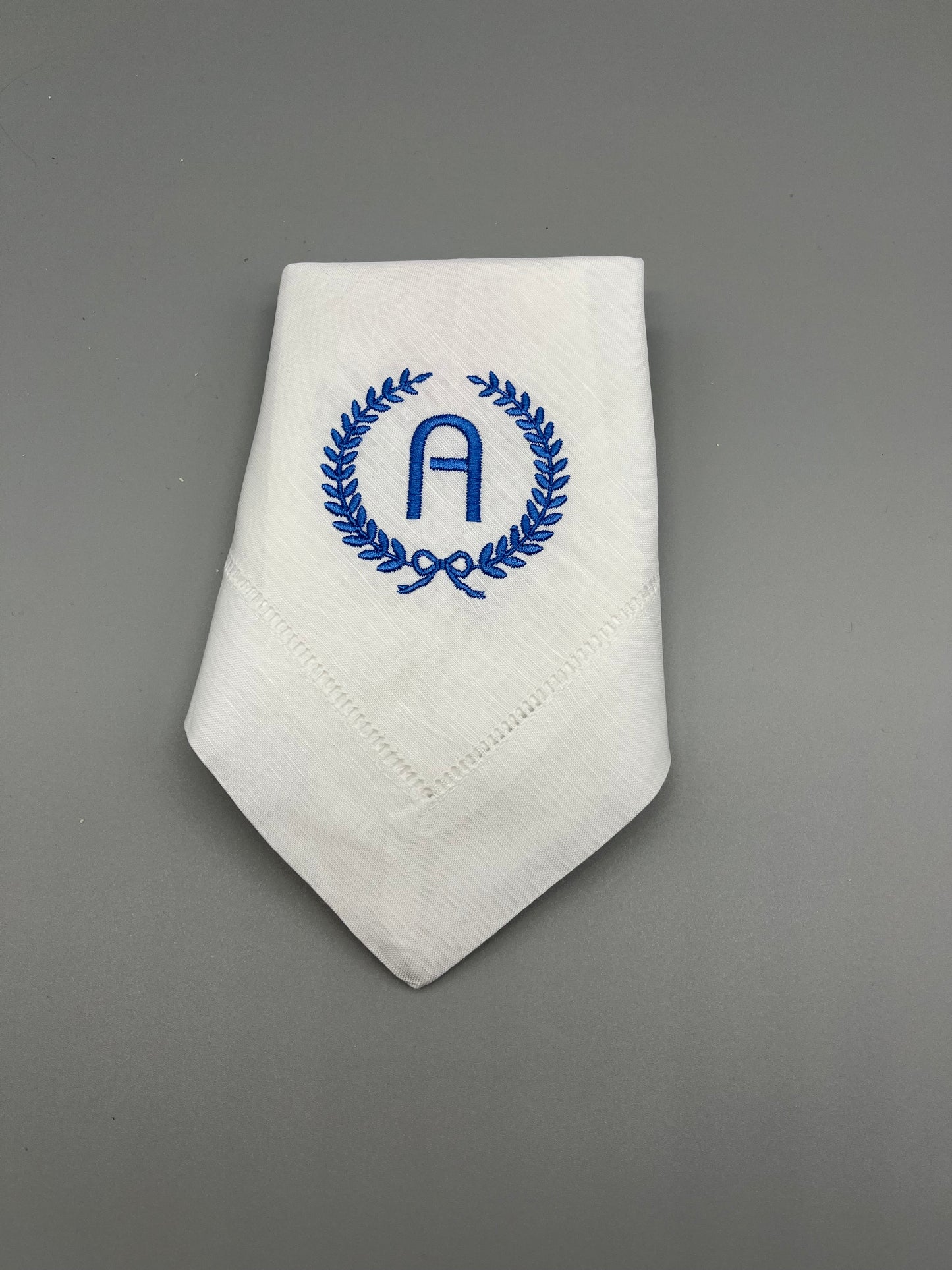 embroidered monogrammed napkins