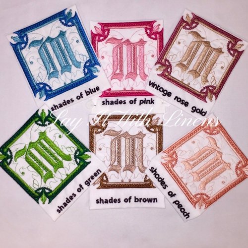 color option for monogram guest towels