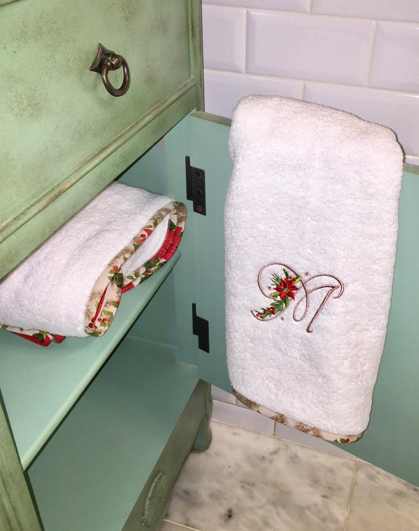 Christmas towels