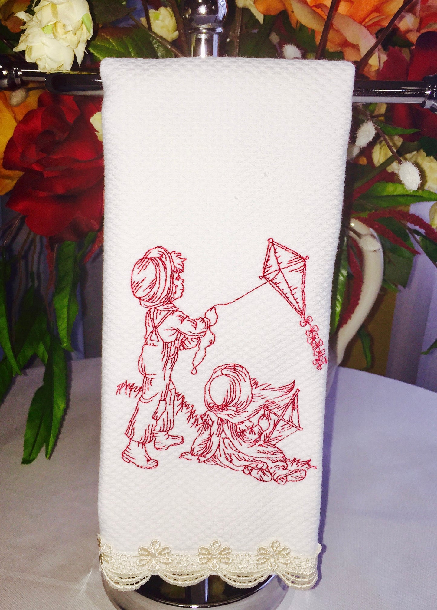 custom fingertip towels