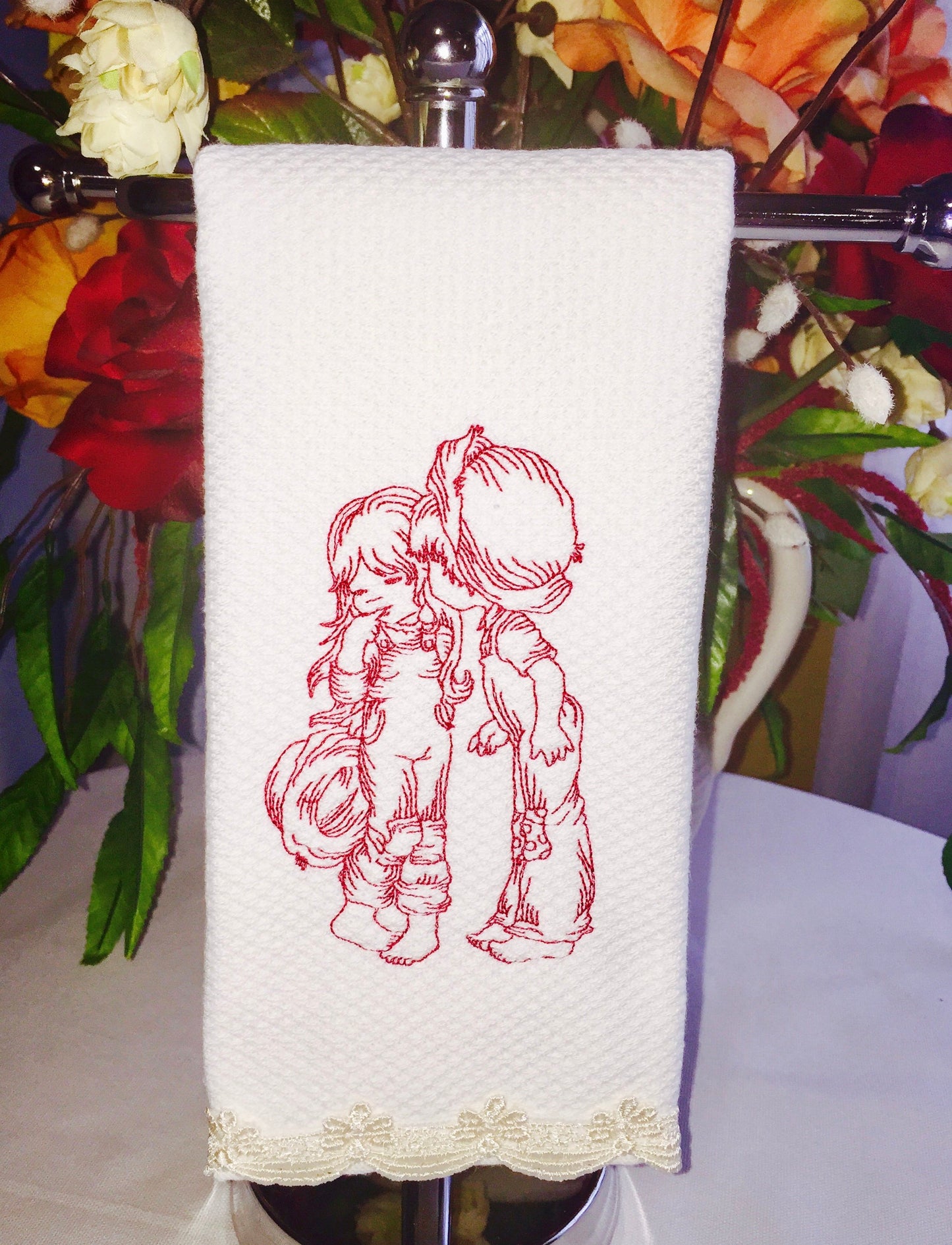 customized fingertip towels