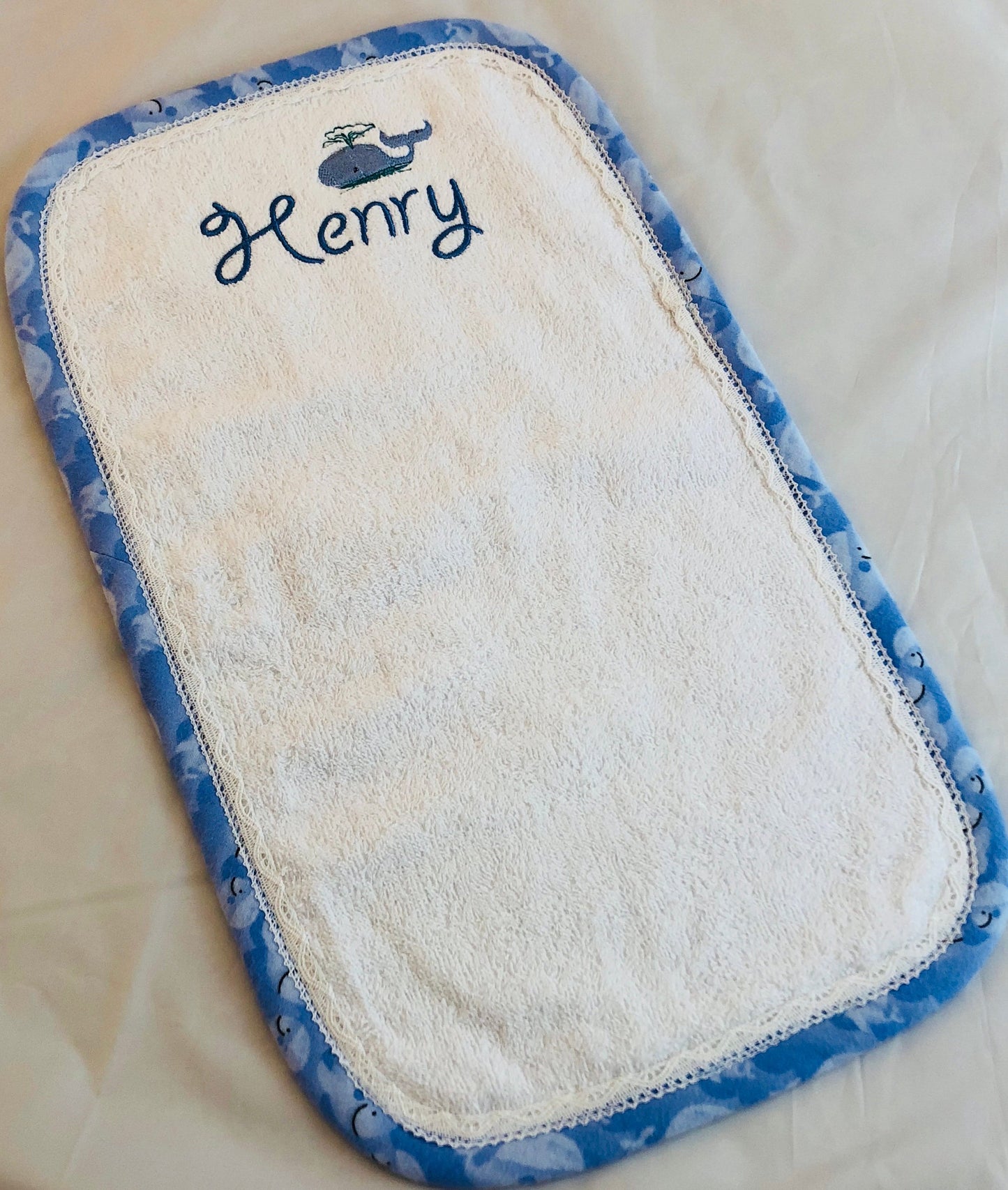 customized baby burping cloth