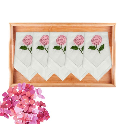 floral dinner napkins