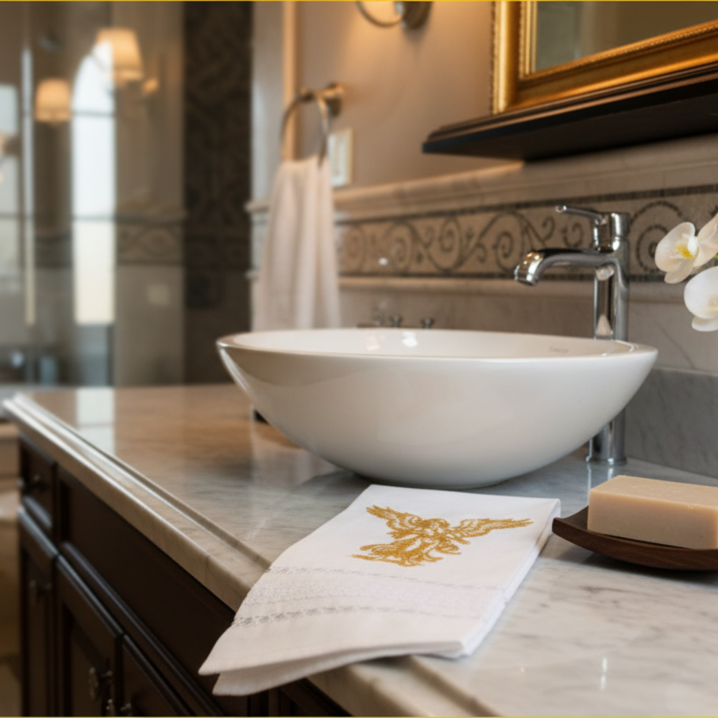 Angel Linen Guest Towel