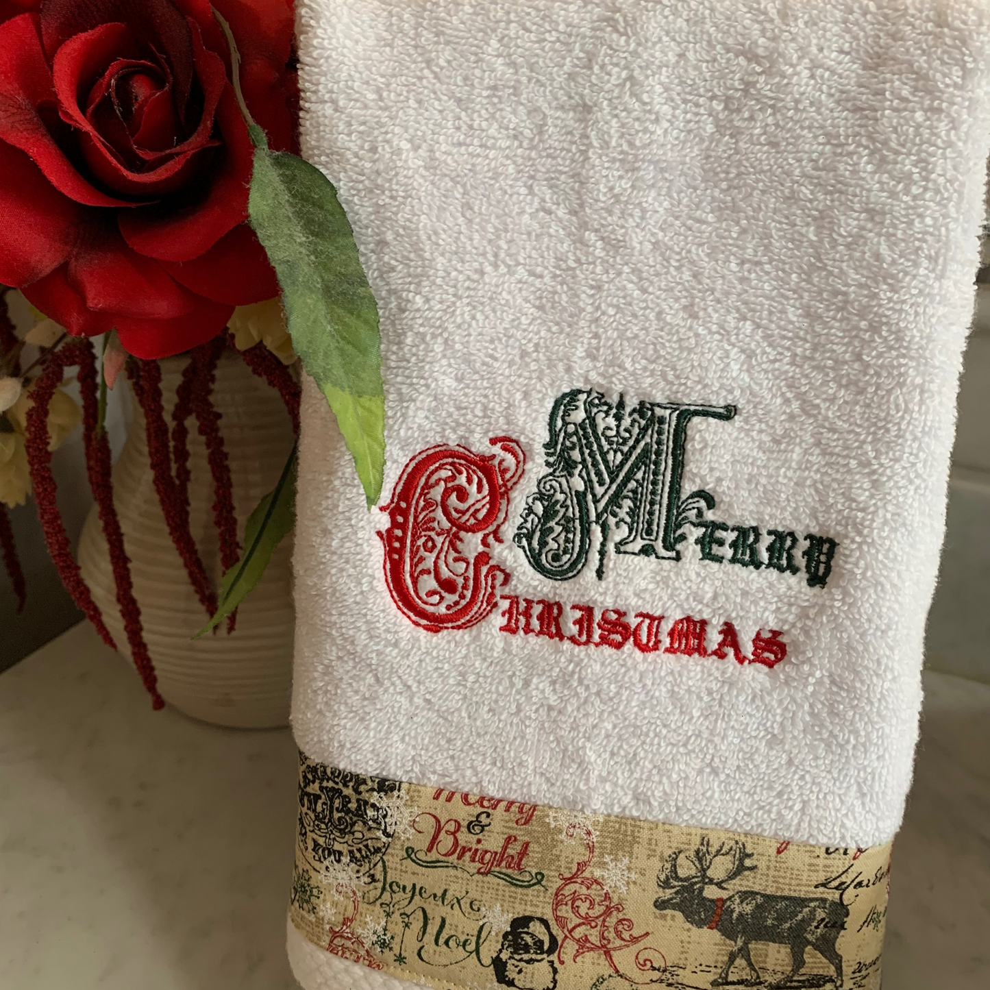 Merry Christmas Towel Set