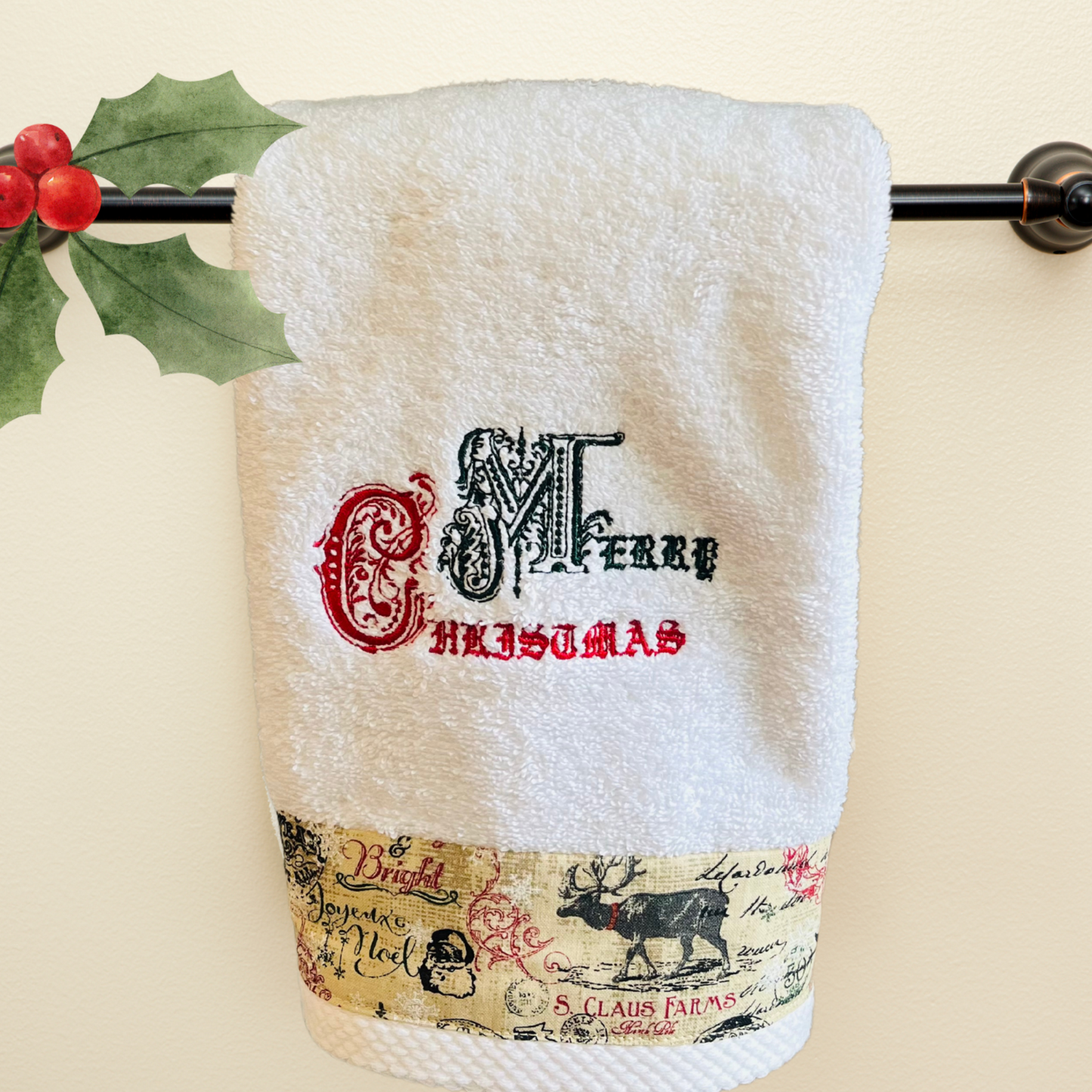 Merry Christmas Towel Set