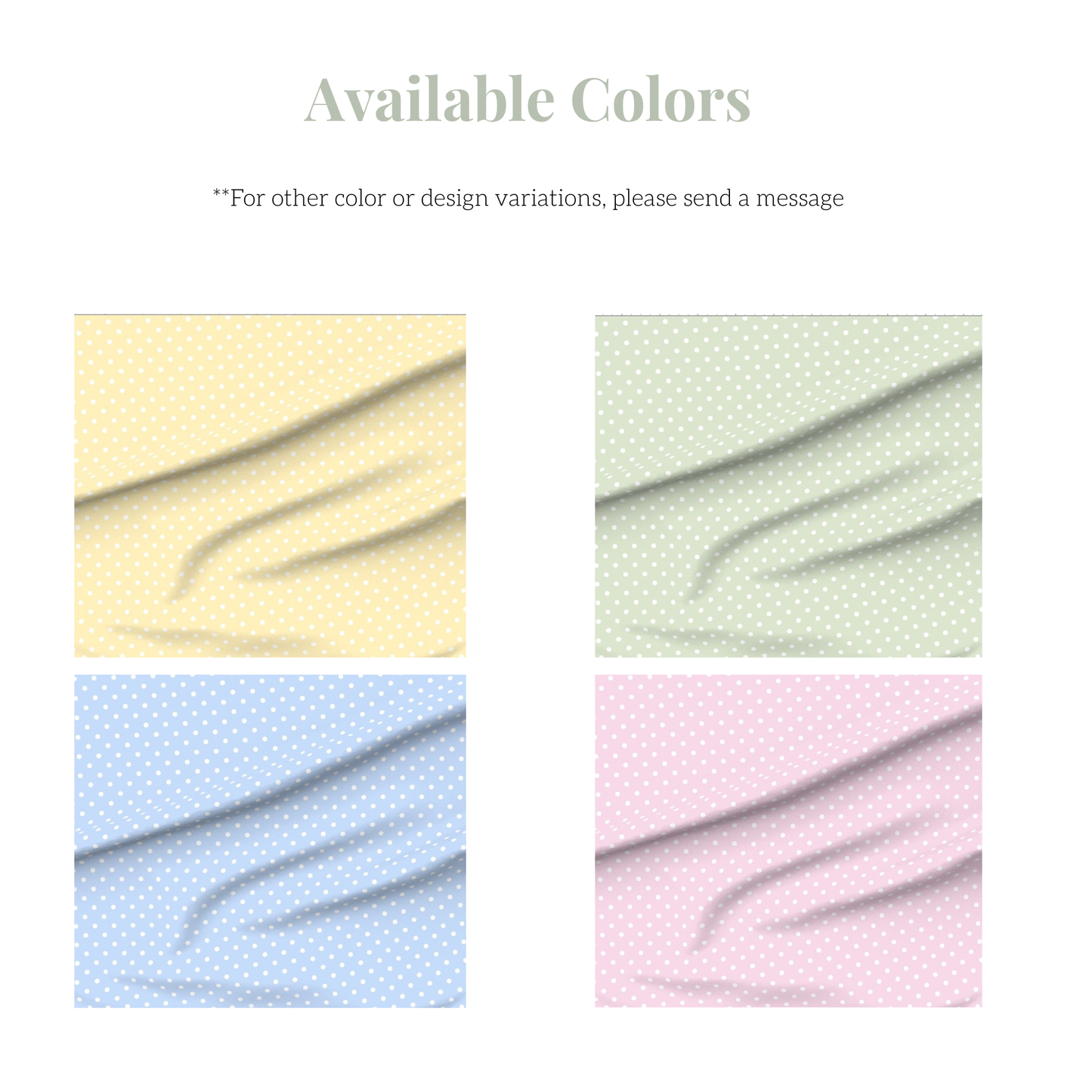 Personalized Baby Bath Towel & Burp Cloth Polka Dot Design