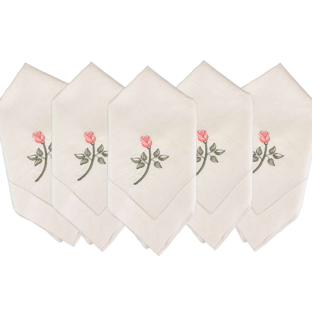 Embroidered napkins