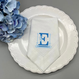 monogrammed linen napkins