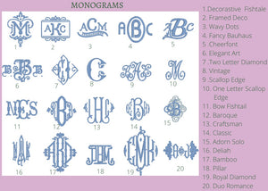 monogrammed styles