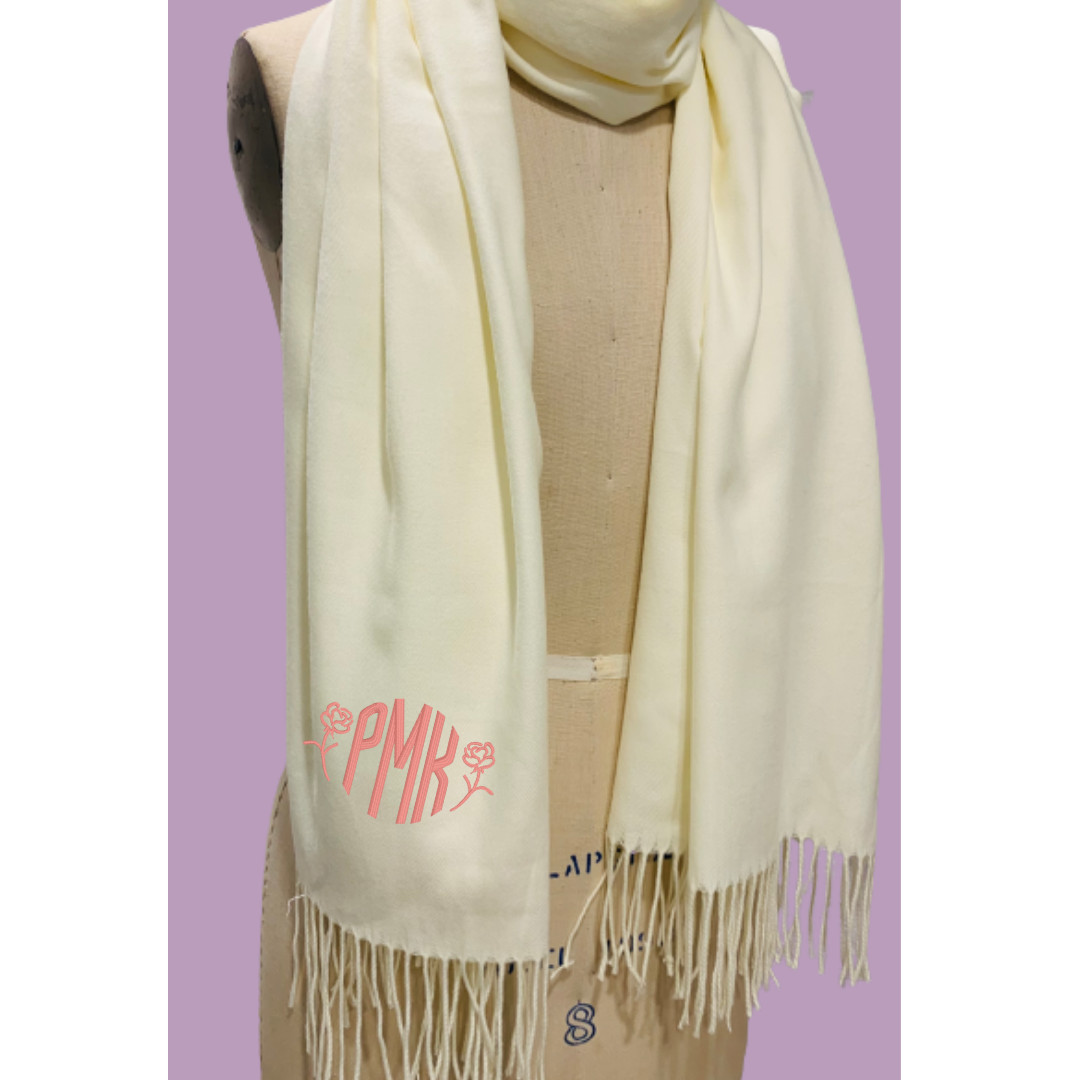 personalized pashmina