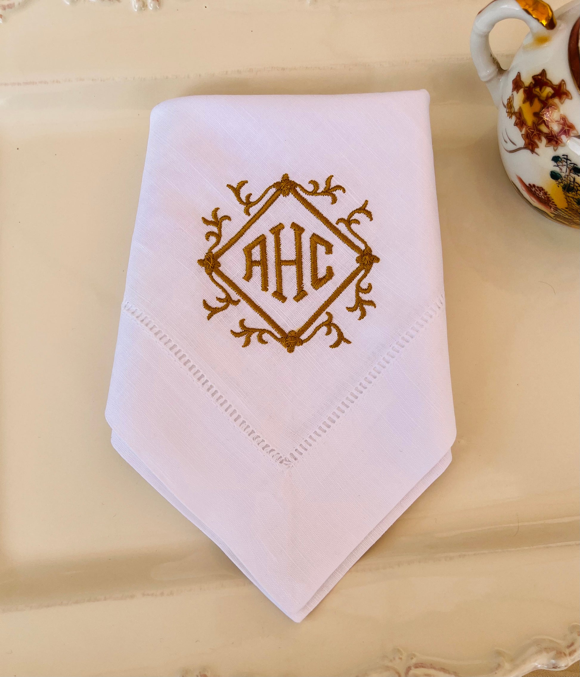 monogrammed cloth napkins