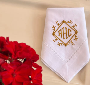 personalized dinner napkins