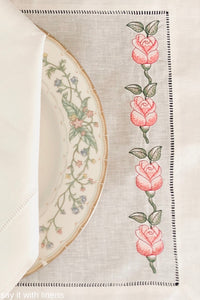 embroidered placemats
