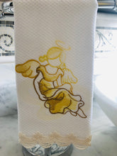 Load image into Gallery viewer, figertip towel embroidered with angels