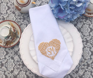 personalized wedding napkins