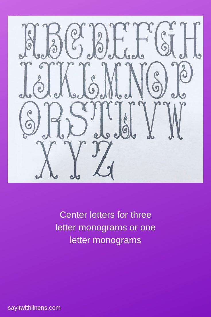 monogram design