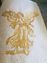 Load image into Gallery viewer, Christmas embroidered hand towel