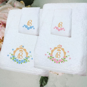 personalized towel set