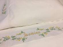 Load image into Gallery viewer, embroidered bed sheets