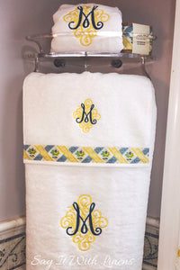 personalized towel sets