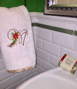 monogrammed towel set