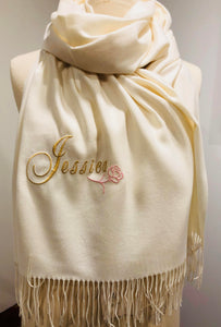 personalized scarf