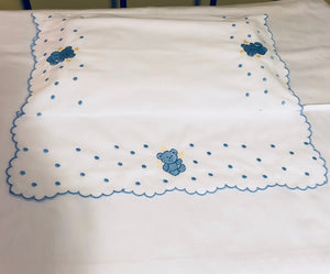 baby crib sheet shet embroidered