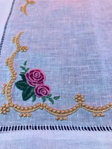 embroidered placemat