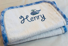 Load image into Gallery viewer, personalized baby burping cloth