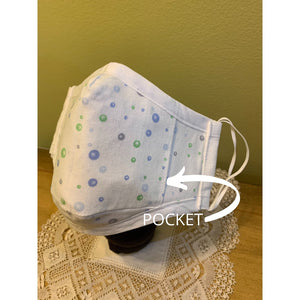 face mask with pocket